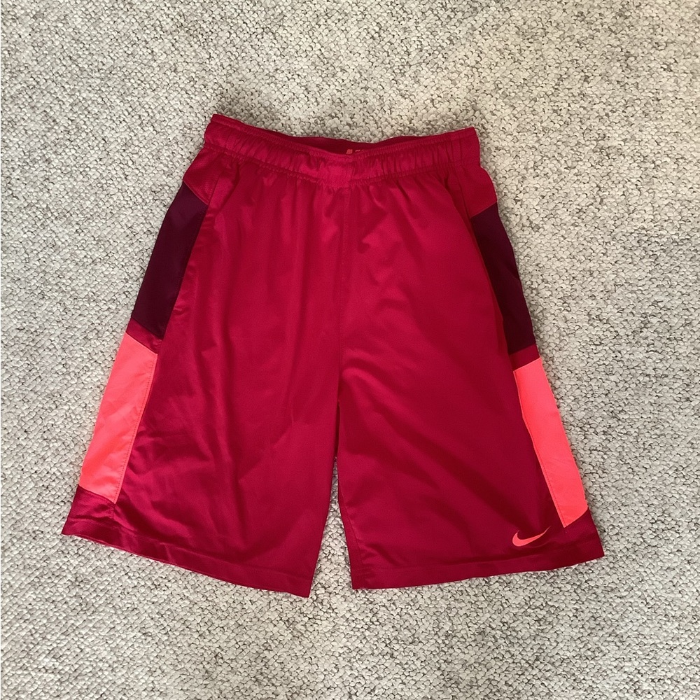 EUC Nike Pink Coral Basketball Shorts S